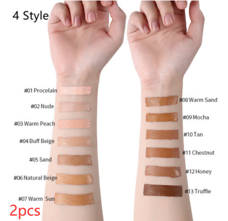 LangManni Makeup Liquid Foundation Oil Control Concealer - Swefashionstore