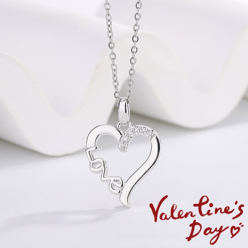 Heart Design LOVE Titanium Steel Necklace - Swefashionstore