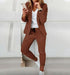 Ladies Fashion OL Suit Trousers Suit - Swefashionstore