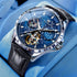 Fashion Starry Sky Mechanical Watch Business Hollow Waterproof Men - Swefashionstore