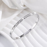 New Non-fading Diamond-Embedded Stainless Steel Bracelet For Women - Swefashionstore