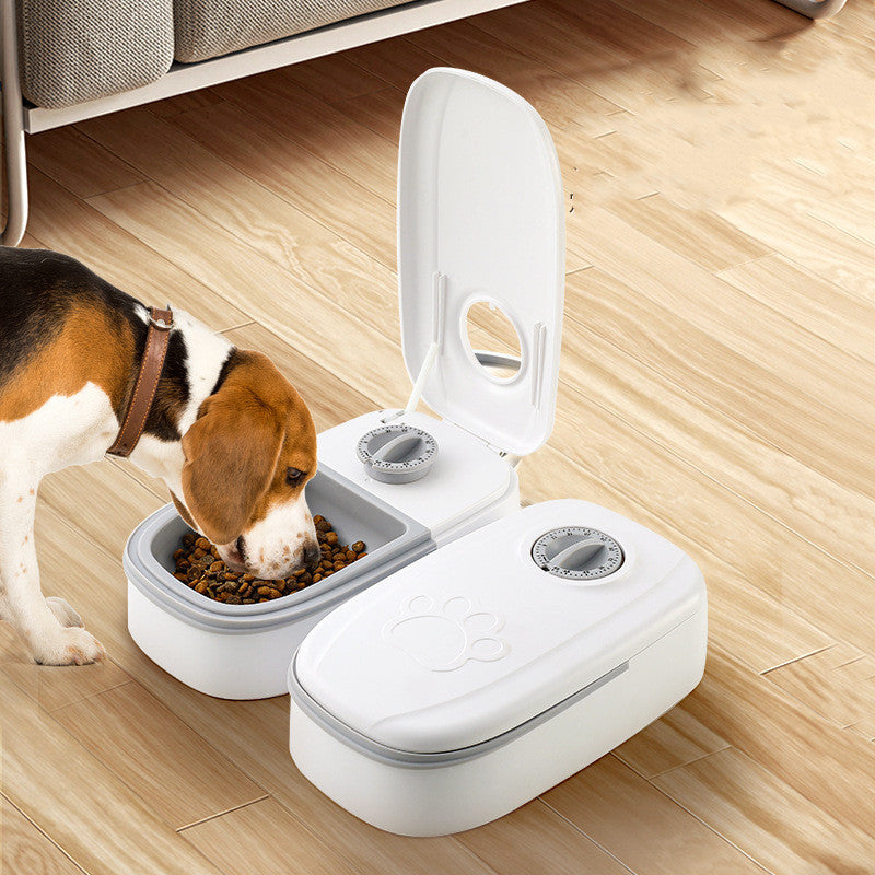 Automatic Pet Feeder Smart Food Dispenser For Cats Dogs Timer Stainless Steel Bowl Auto Dog Cat Pet Feeding Pets Supplies - Swefashionstore