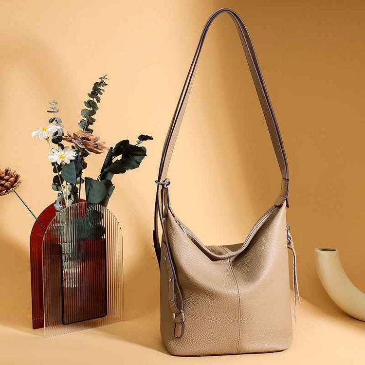 First Layer Cowhide Casual Multi-functional Elegant Bag