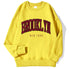 Personality Trend Printed Crew Neck Sweatshirt Women - Swefashionstore