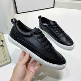 White Shoes for Men: Breathable Four Seasons Footwear for Teenagers in Pure White - Swefashionstore