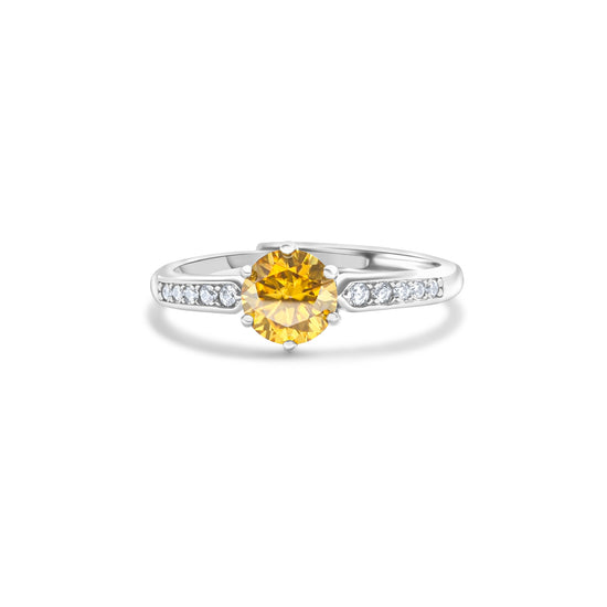 S925 Sterling Silver Moissanite Luxury Four-claw Couple Ring - Swefashionstore