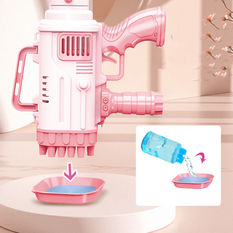 32 Holes Bazooka BUBBLE Machine ELECTRIC Children's Toy