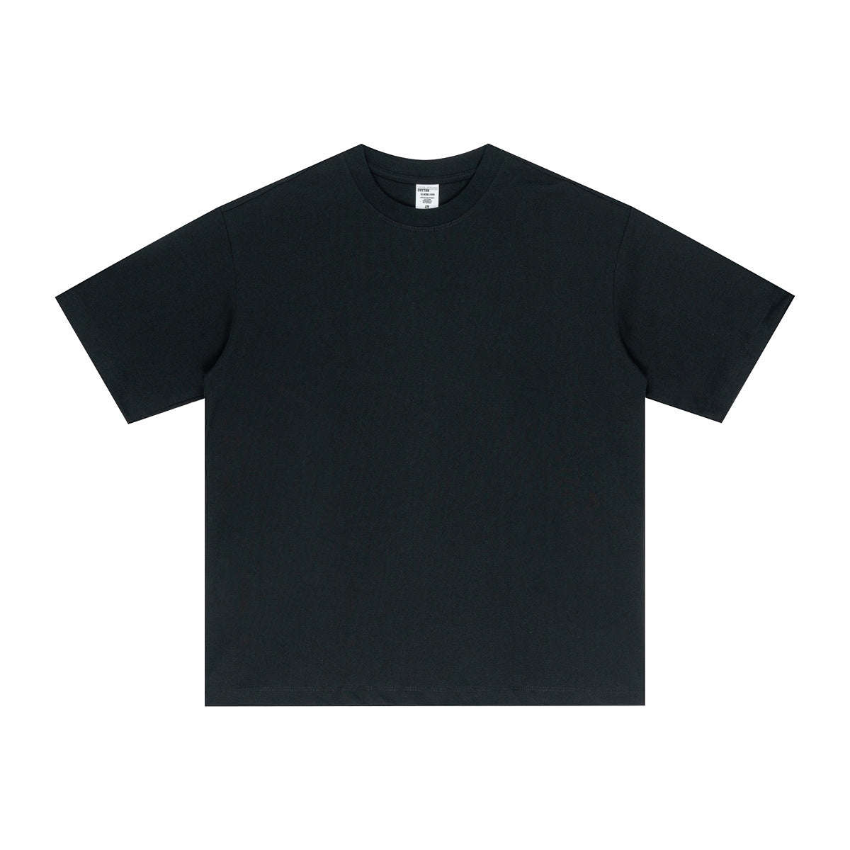 Street Long-staple Cotton Solid Color Short Sleeve
