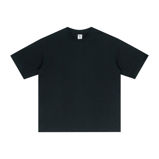 Street Long-staple Cotton Solid Color Short Sleeve - Swefashionstore