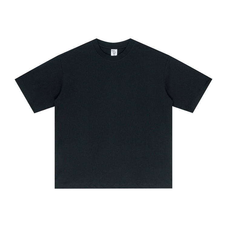 Street Long-staple Cotton Solid Color Short Sleeve - Swefashionstore