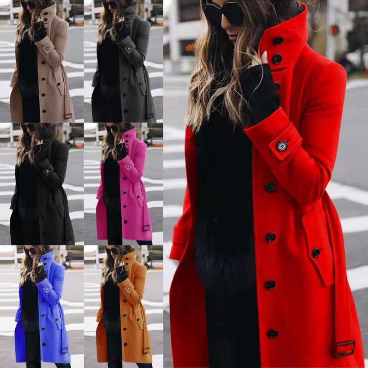 Autumn Winter New Woolen Coat Women&