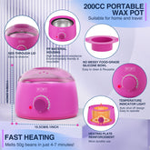 Waxing Kit WUWUVISTA 23 Items Hair Removal With Wax Warmer - Swefashionstore