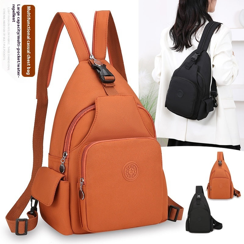 FASHION Rucksack Damen CASUAL Wasserdichte multifunktionale Brusttasche