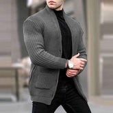 Fashion Casual Slim Fit Sweater in Solid Color for Effortless Style