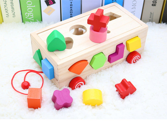 SIXTEEN Hole Intellectual BOX Shape Matching Building Blocks - Swefashionstore