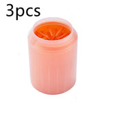 Pet Paw Cleaner Cleaning Kit Cup Soft Brush Can - Swefashionstore
