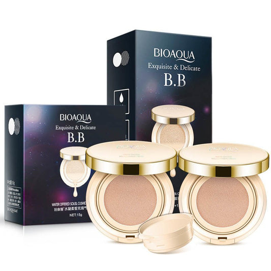 Bioaqua Air Cushion BB Cream 3 Color Concealer with three shades for flawless coverage.