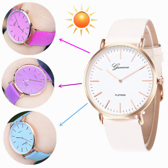 Simple Scale Temperature-sensitive Color-changing Watch - Swefashionstore