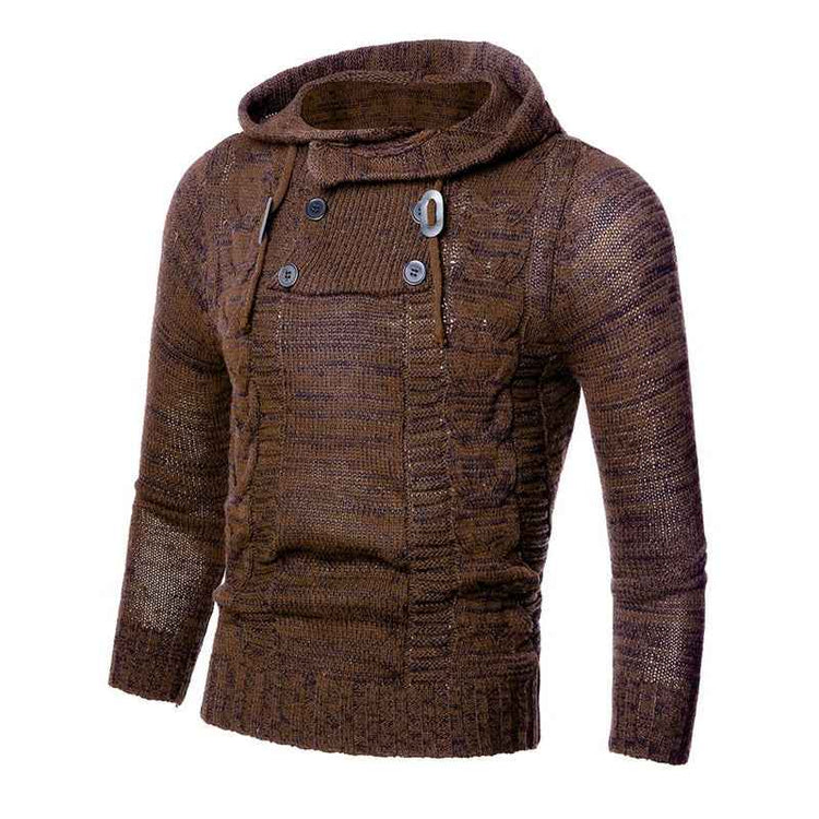 Turtleneck Hooded Sweater - Cozy Style for Every Season