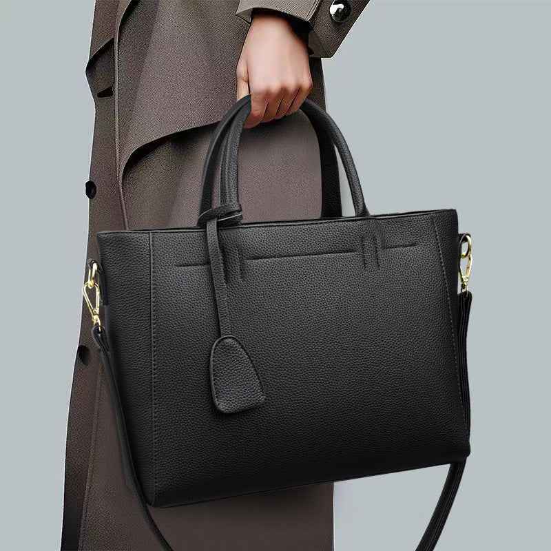 Soft Leather Tote Handbag Women&