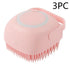 Silicone Dog Bath Massage Gloves Brush Pet Cat Bathroom Cleaning Tool Comb Brush For Dog Can Pour Shampoo Dog Grooming Supplies - Swefashionstore