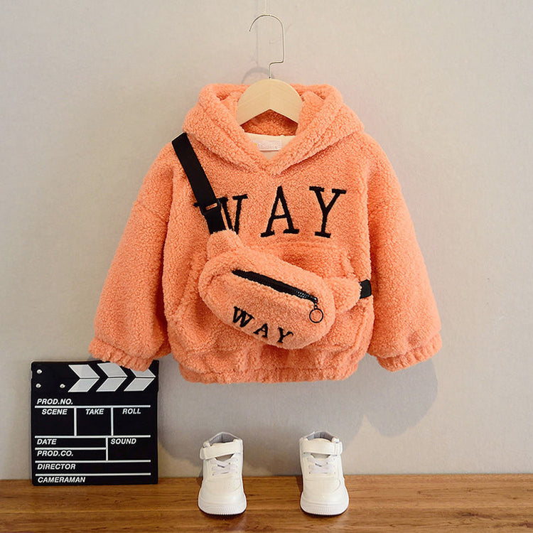 CARTOON Cashmere Jacket With Hat Long SLEEVE - Swefashionstore