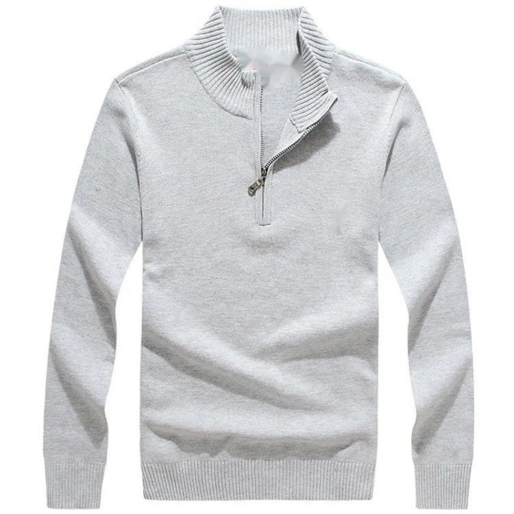 Casual Half Zipper Thermal Knitwear Coat - Swefashionstore