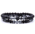 BESTSELLER ZIRCON Bracelet 6mm Natural STONE Beaded - Swefashionstore
