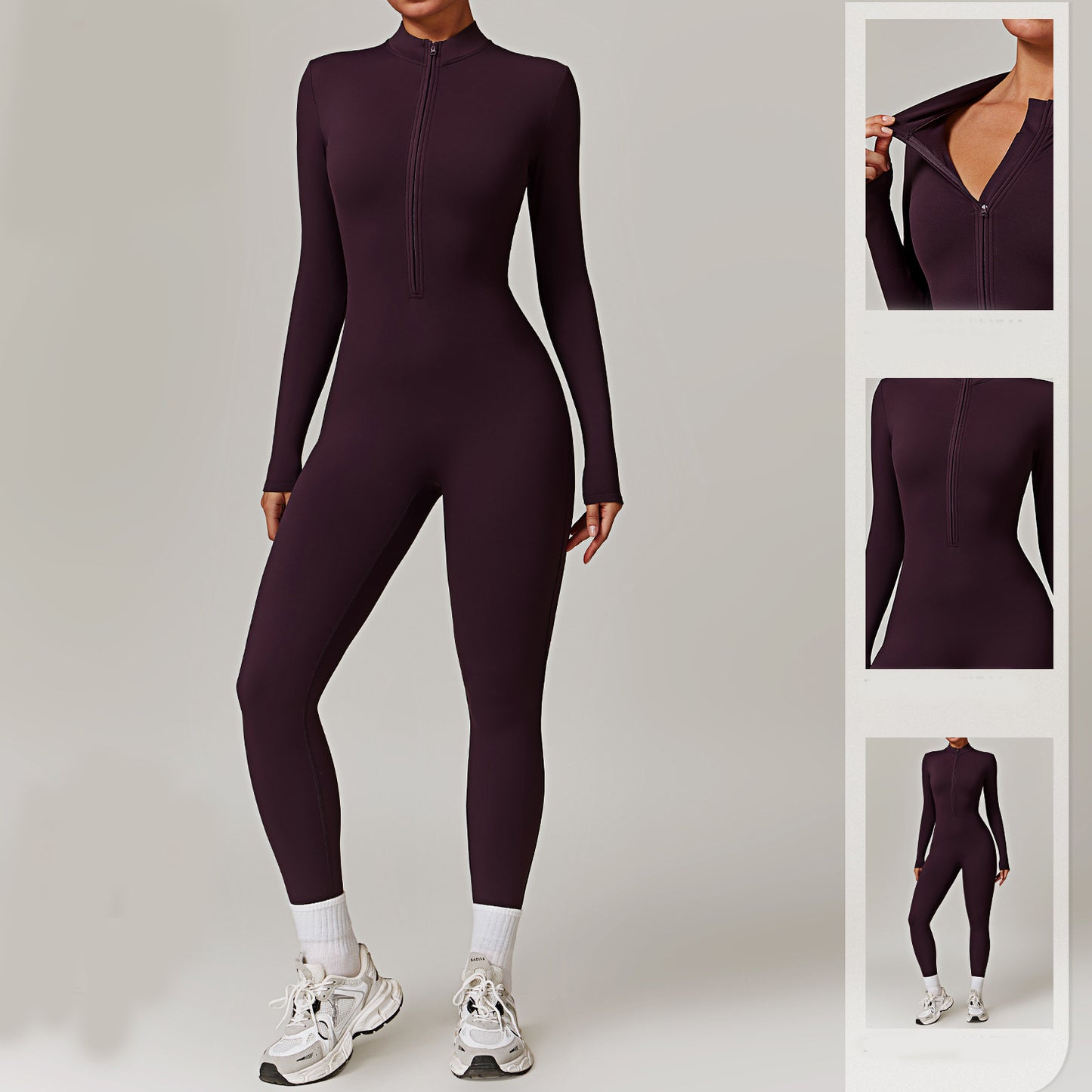 Long-sleeved Jumpsuit