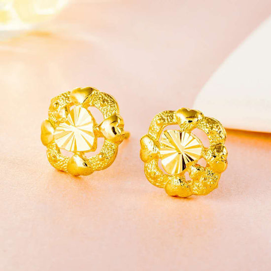 24K Gold Plated Earrings Euro Gold Jewelry New Popular Earrings - Swefashionstore