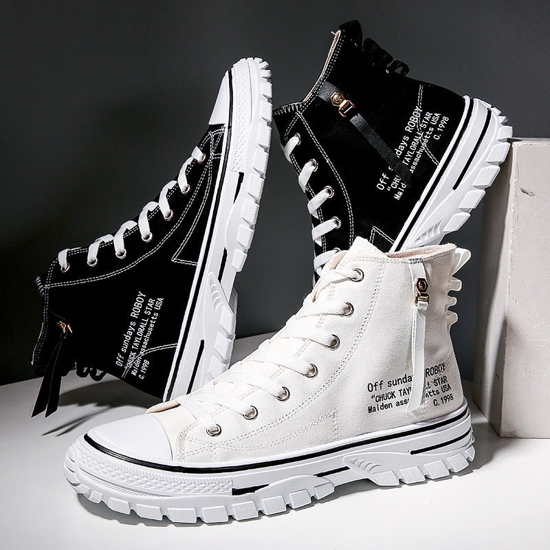 Canvas Breathable Thick Sole Casual Shoes - Swefashionstore