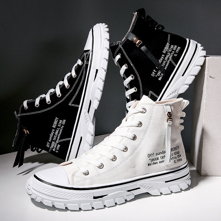 Canvas Breathable Thick Sole Casual Shoes - Swefashionstore