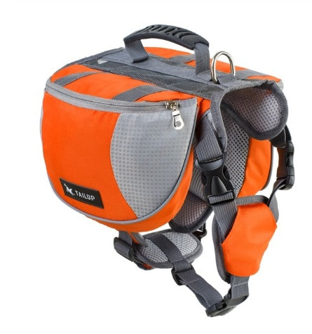 Haustiergeschirr Outdoor mit Rucksack