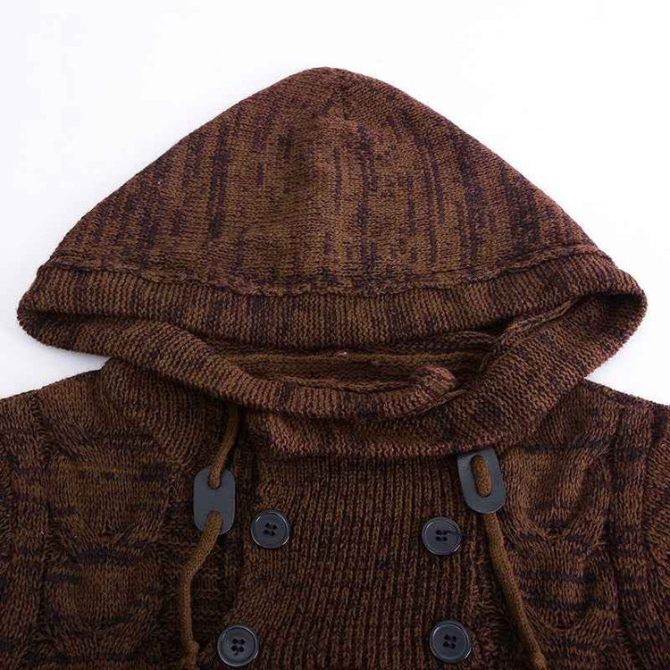 Turtleneck Hooded Sweater - Cozy Style for Every Season