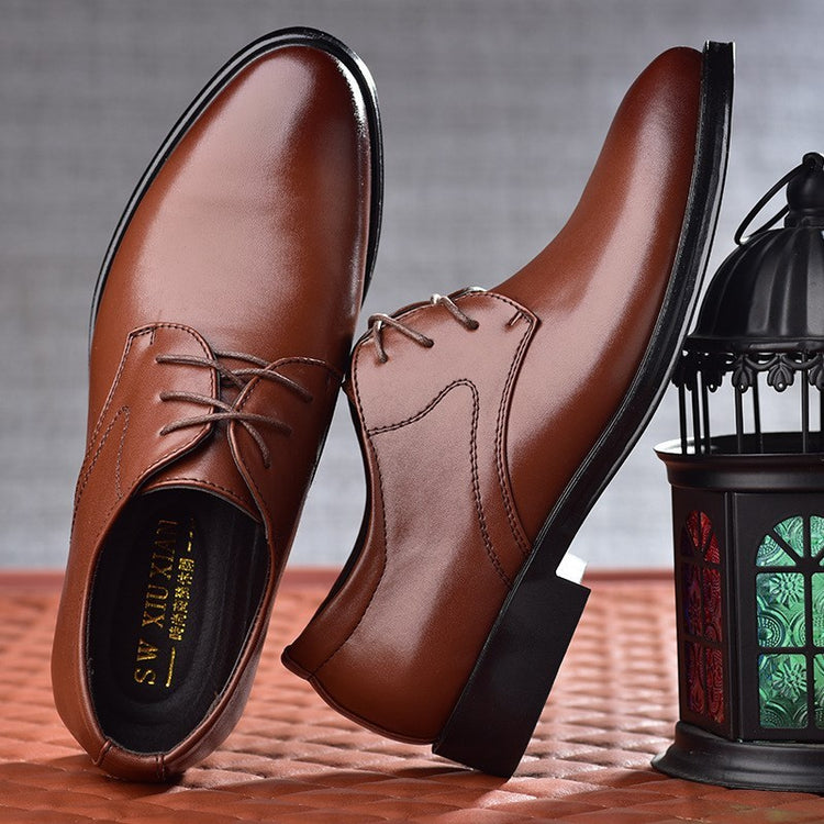 Black Shoes With Pointed Toe For Men - Swefashionstore