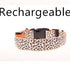 LED Dog Collar Safety Adjustable Nylon Leopard Pet Collar - Swefashionstore