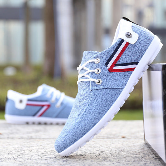 Herrenschuhe aus Canvas mit weicher Sohle