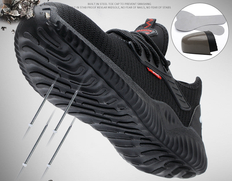Breathable Safety Shoes Anti-smashing Work Safety Shoes - Swefashionstore