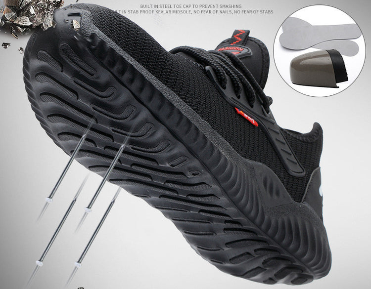 Breathable Safety Shoes Anti-smashing Work Safety Shoes - Swefashionstore