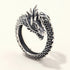 Personalized Retro Domineering Dragon Ring Ring - Swefashionstore