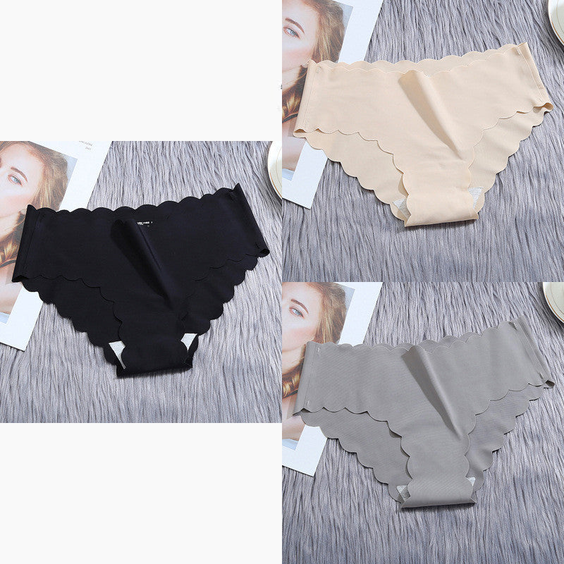 Ruffle Ice Silk Underwear Seamless - Swefashionstore