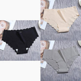 Ruffle Ice Silk Underwear Seamless - Swefashionstore