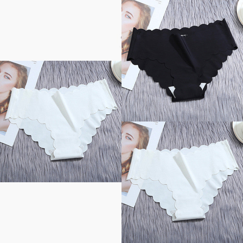 Ruffle Ice Silk Underwear Seamless - Swefashionstore