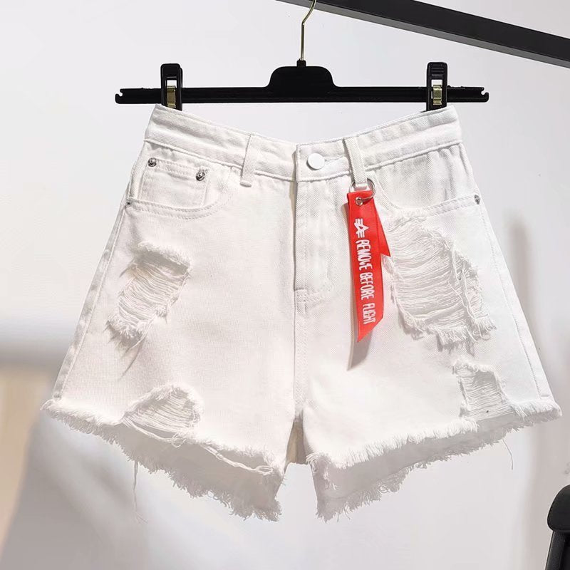 THIN-STYLE Loose DENIM Fashion MINI Shorts