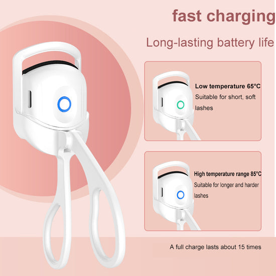 Eyelash Curler Portable Electric Heated Comb - Swefashionstore