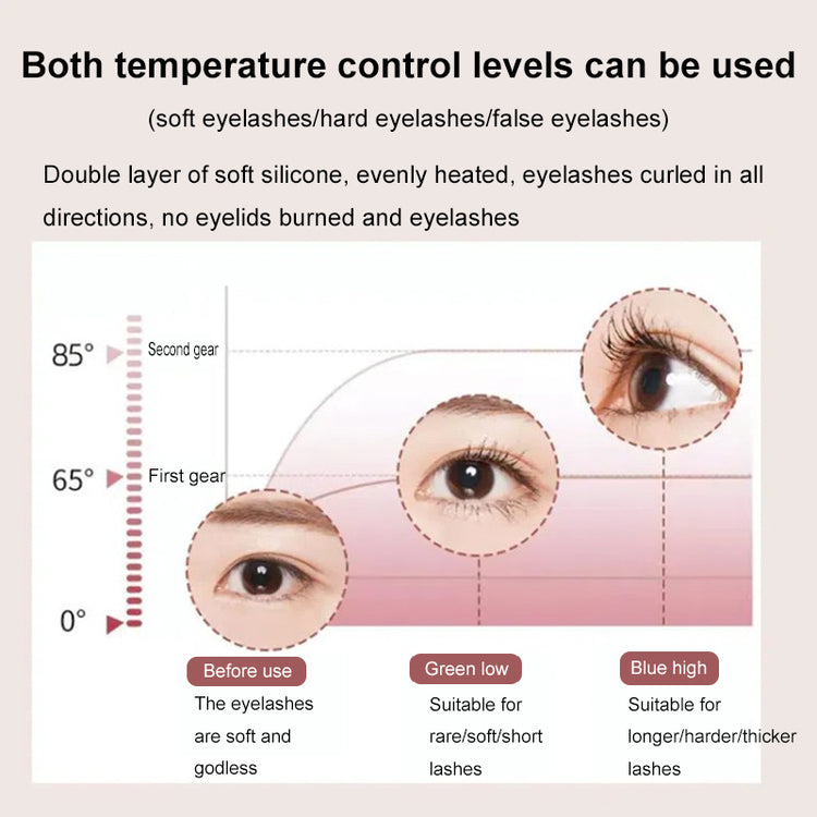 Eyelash Curler Portable Electric Heated Comb - Swefashionstore