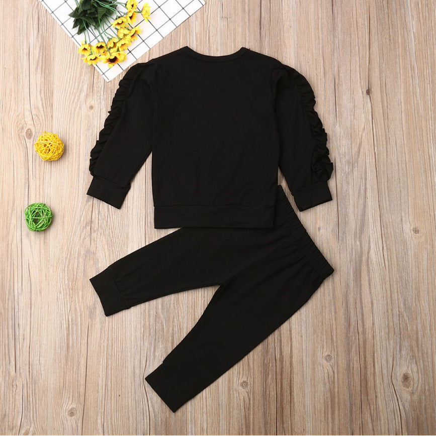Newborn Baby Boys Girls Ruffles Jumper SET - Swefashionstore