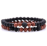 BESTSELLER ZIRCON Bracelet 6mm Natural STONE Beaded - Swefashionstore