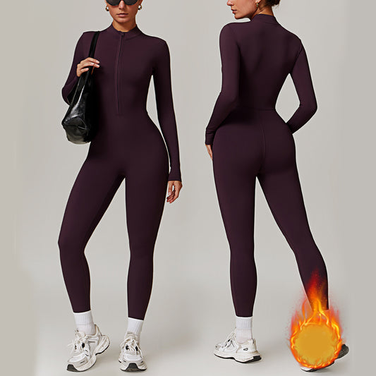 Long-sleeved Jumpsuit