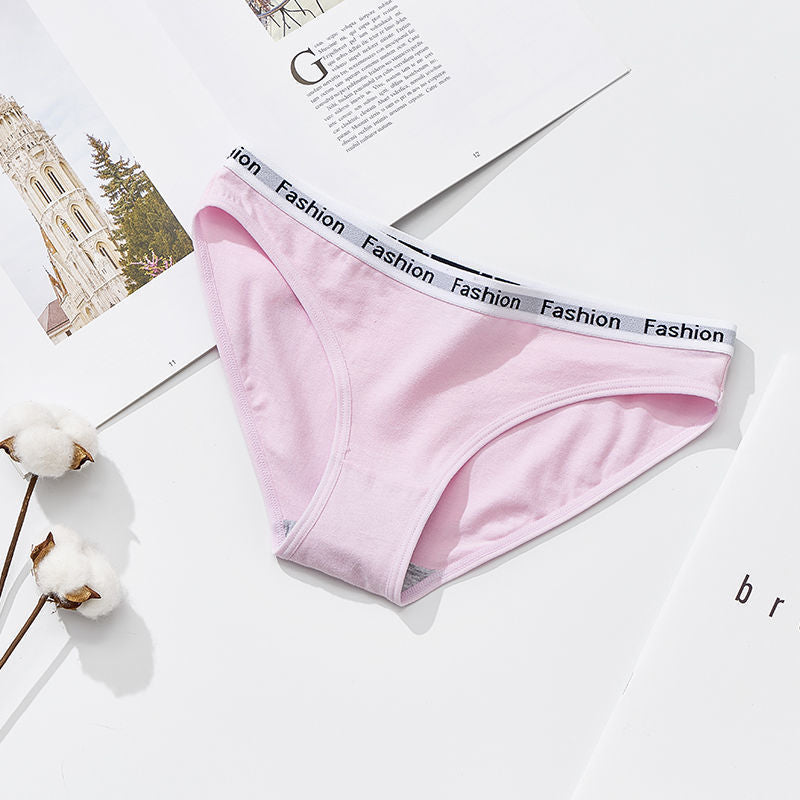 Comfortable Low-Waist Underwear Pure Cotton Panties